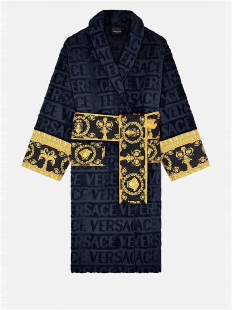 reversible versace bathrobe.